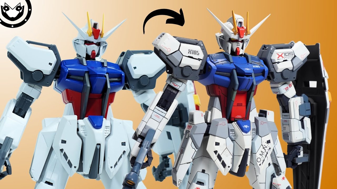 1/60 Strike Gundam Custom Build + Hangar Diorama