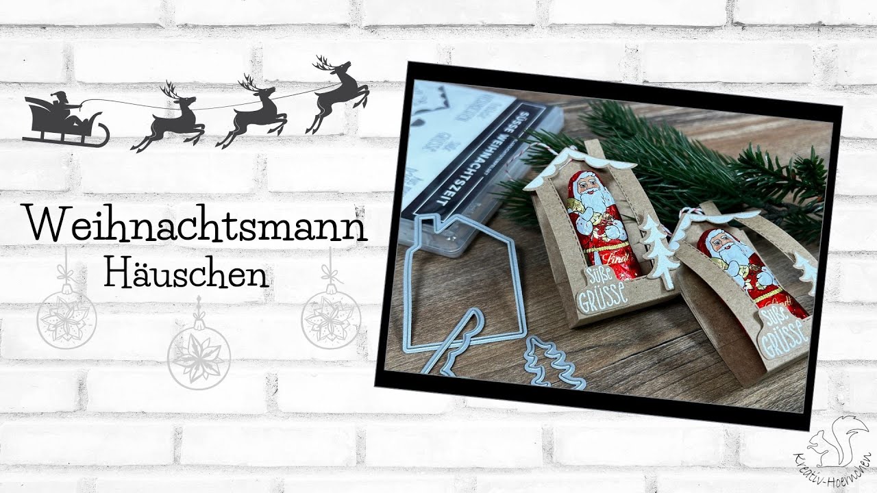 Weihnachtsmann Häuschen - Stampin´ Up!