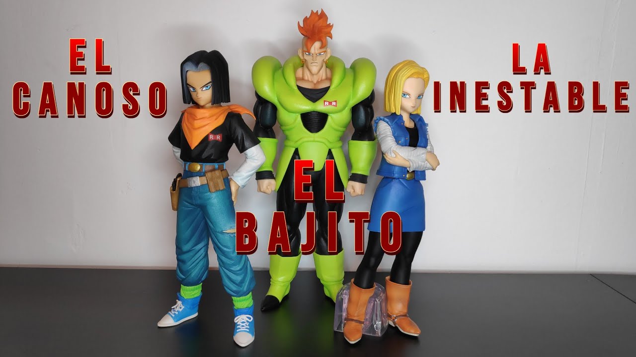 Figuras al detalle - Androides 16, 17 y 18 (Dragon Ball Z), Ichiban Kuji, Masterlise (Bandai)