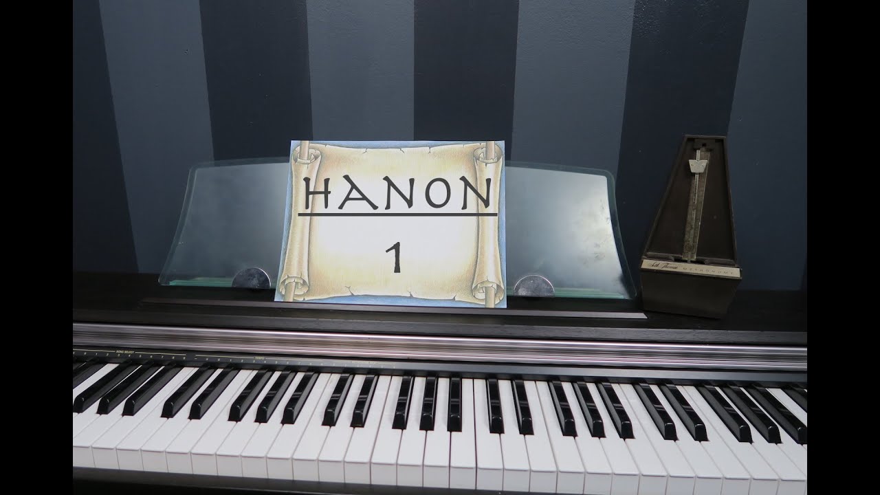 Hanon #1 warm-up exercise