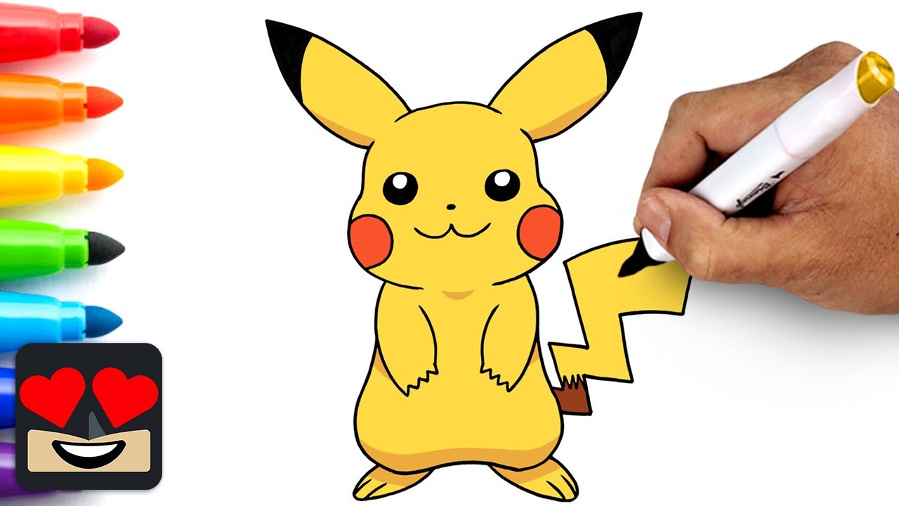 How To Draw Pikachu | Pokemon