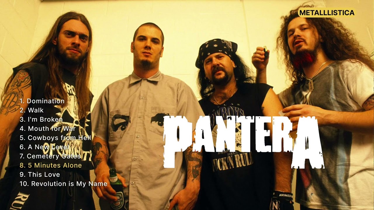 Pantera - 10 Best Songs. METALLLISTICA version!