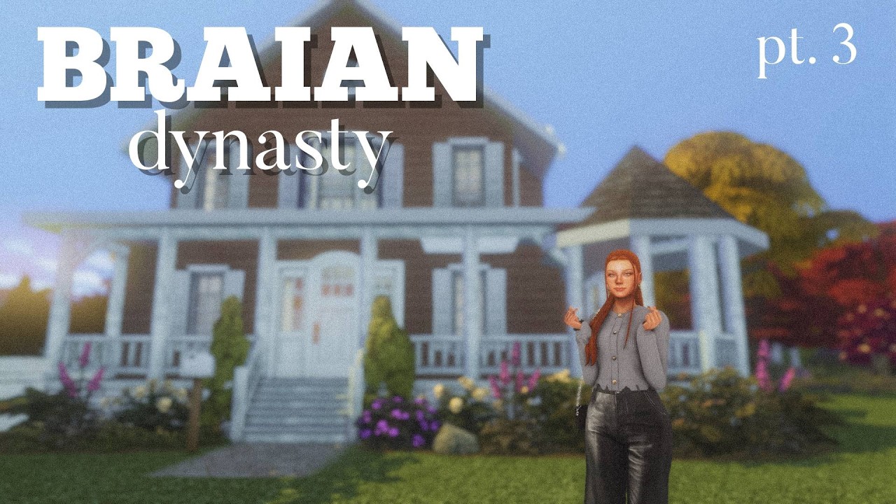 ДИНАСТИЯ БРАЙАН || pt. 3 || Переехали в новый домик || The Sims 4 ❤️