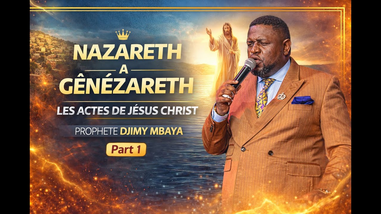 NAZARETH A GÉNÉZARETH // LES ACTES DE JESUS CHRIST // PROPHETE DJIMY MBAYA Part 1