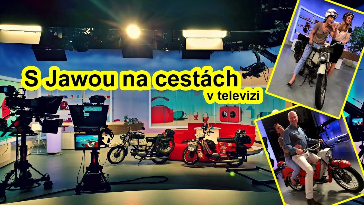 poprvé na Pionýrech ve Snídani s Novou, plus bonus na konci – S Jawou na cestách
