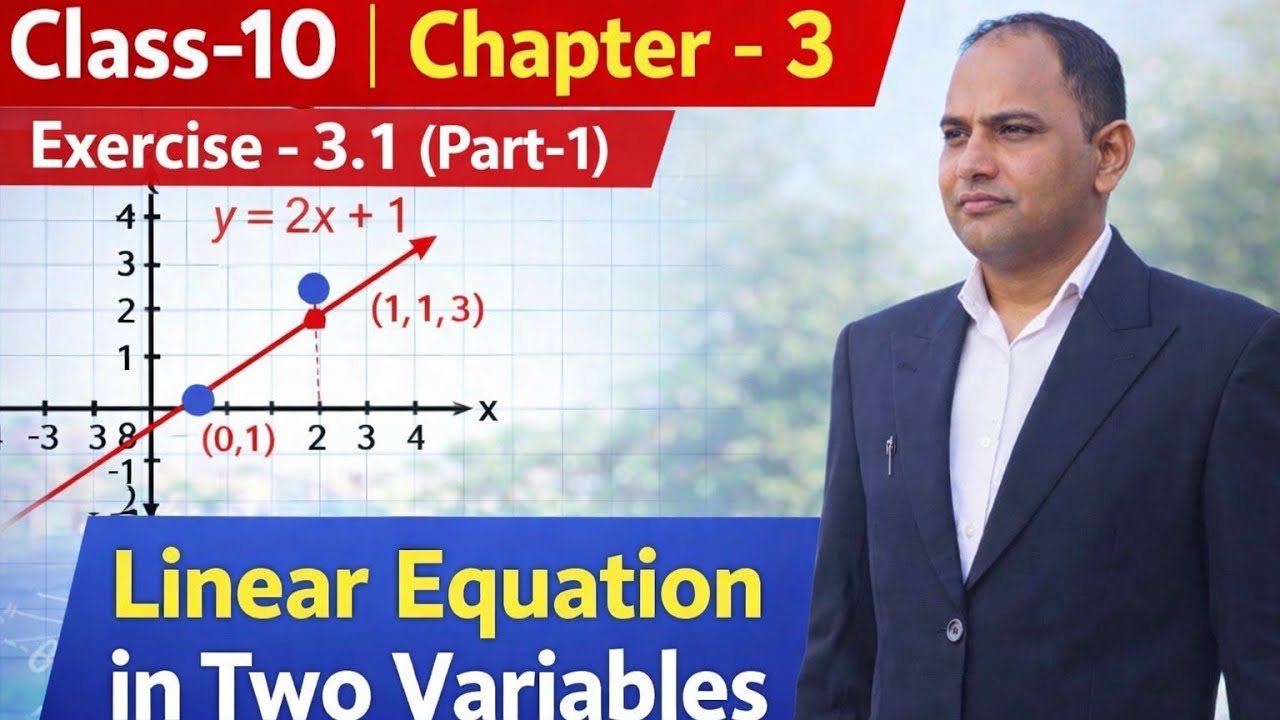 Exercise 3.1 (Part-1) Class 10 Maths | Linear Equation in Two Variables | Chapter 3 