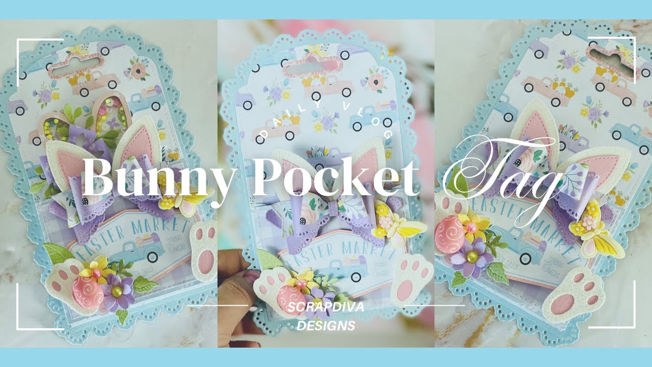 Large Loaded Pocket March 2024 from Scrapdiva Designs @ScrapDiva29