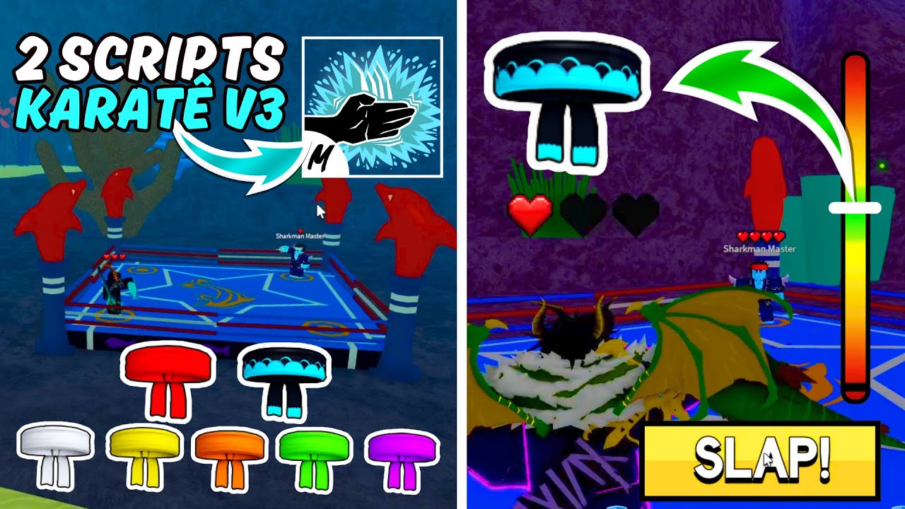 🔥 2 MELHORES SCRIPTS para SHARK KARATE V3 no Blox Fruits!🥋