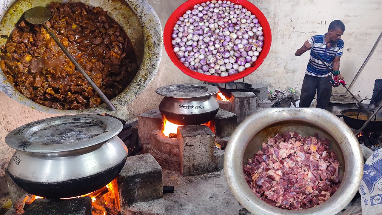 Traditional Marriage Ceremony | Cooking Food for 500 Peoples | 100 KG Beef Cooking | Wedding Food