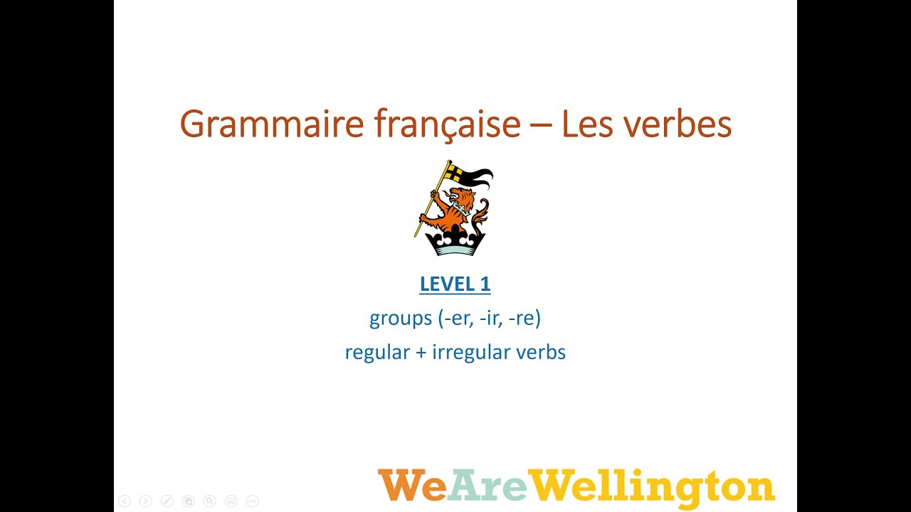 French verb groups