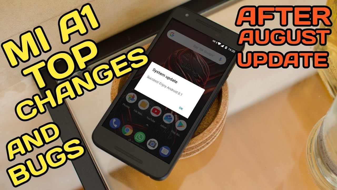 Xiaomi Mi A1 : Official Stable August OTA Update Top Changes And Bugs!!