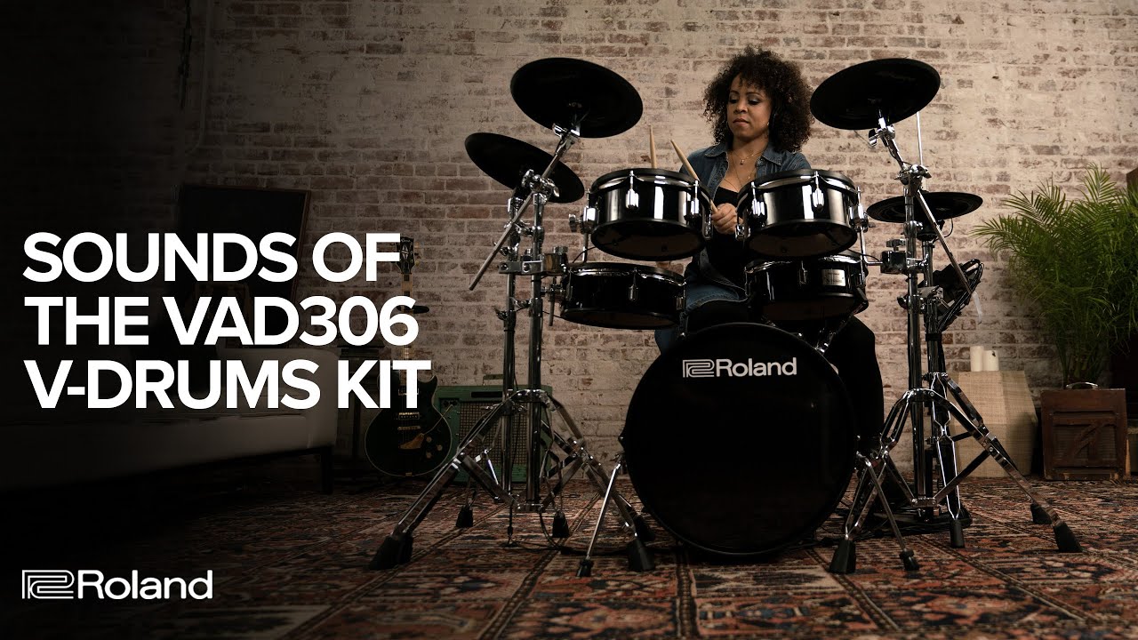 Sounds of Roland V-Drums Acoustic Design VAD306 Electronic Drum Kit