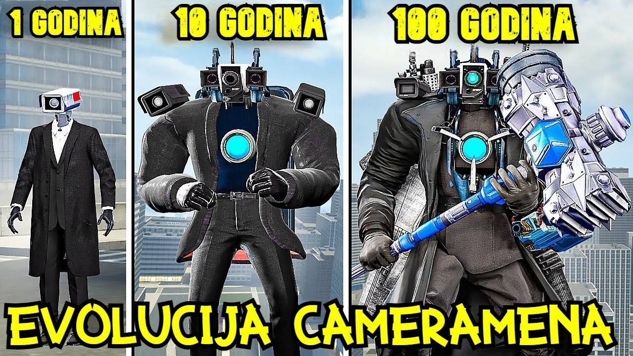 EVOLUCIJA KAMERAMEN TITANA OD RODJENJA DO SMRTI!