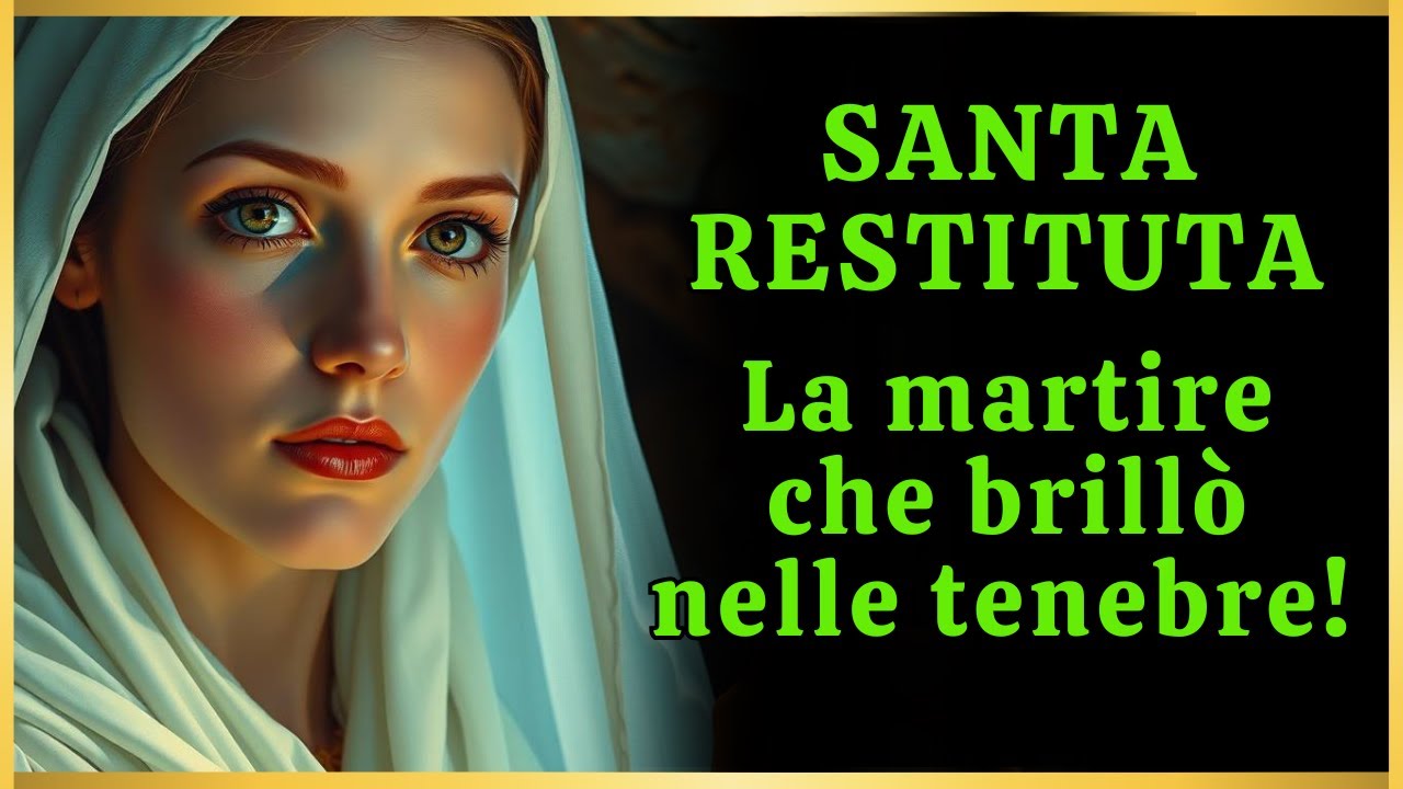 ✝️Santa Restituta – La Vergine che Sfidò le Fiamme per Cristo🔥💞