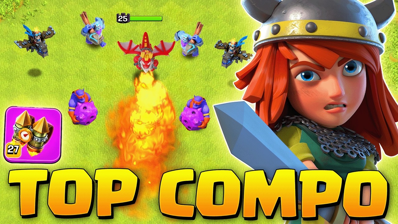 Les 3 Meilleures Compos HDV 18 avec le JETPACK ! 🗿 (Ligue l&eacute;gende / GDC) Clash of Clans