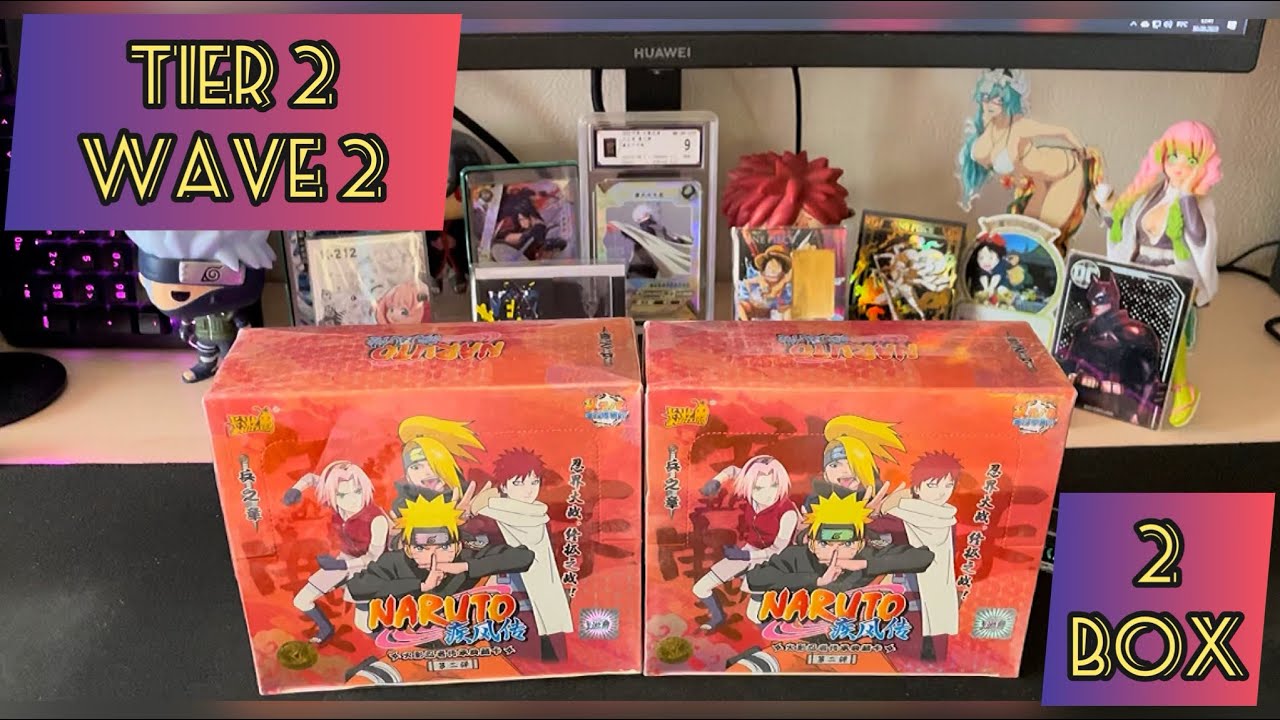 ОТКРЫЛ 2 РЕДКИХ БОКСА ВТОРОГО ТИРА | UNBOXING 2 RARE BOX NARUTO KAYOU TIER 2 WAVE 2