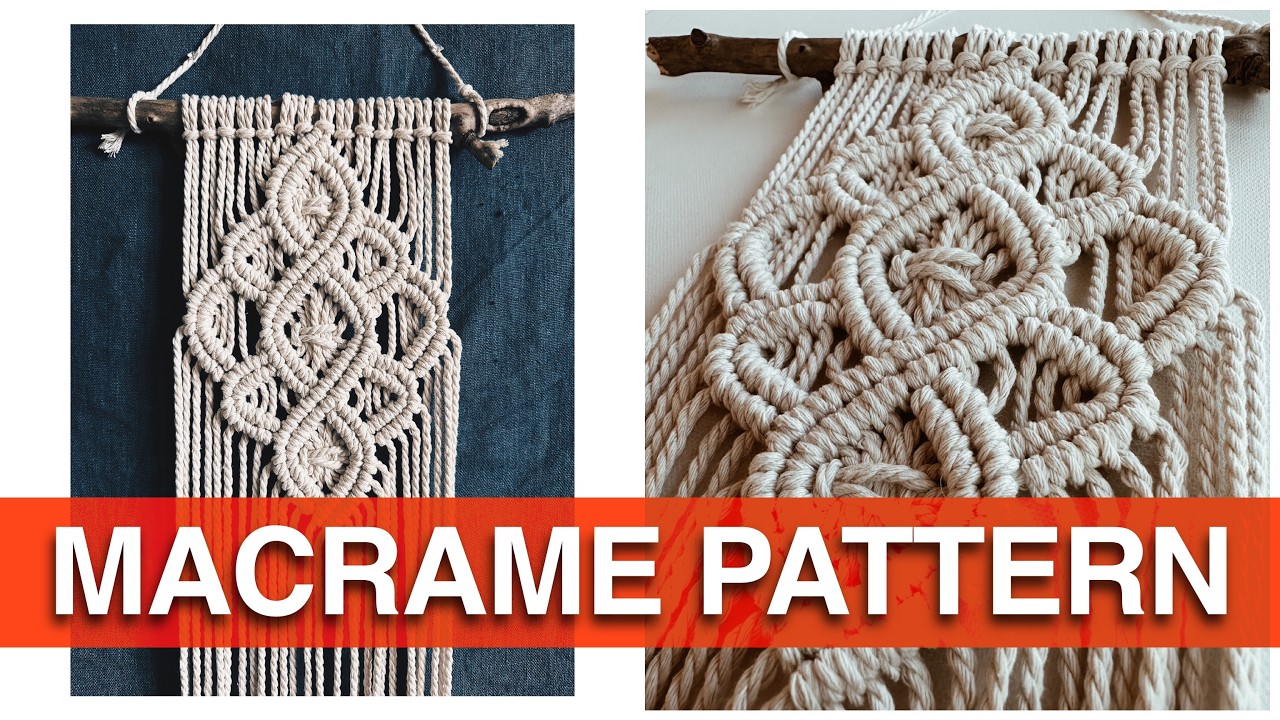 Tutorial  Macrame NEW boho pattern