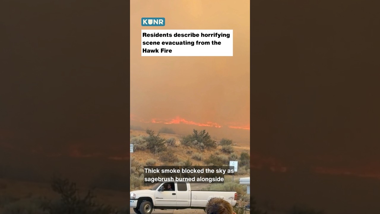 Residents describe horrifying scene evacuating from the Hawk Fire