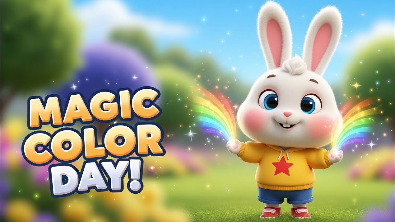 Magic Colors with Jojo Bunny 😍🎨 | Fun Learning Video for Kids