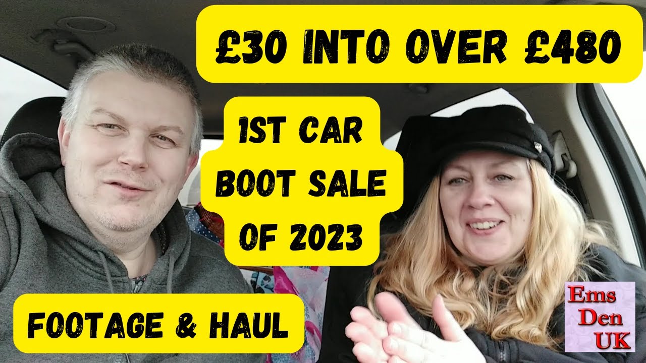 Car Boot Sale Footage & Haul With Amazing Profits - What Did We Pick Up?