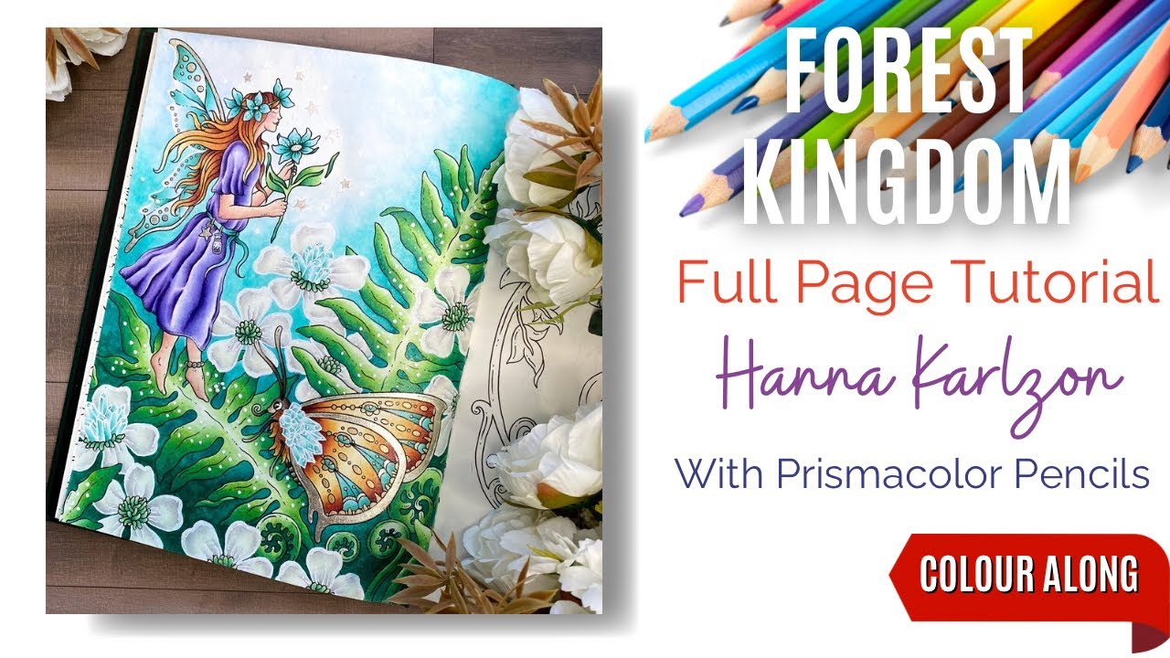 Colour Along | Tales From The Forest Kingdom by Hanna Karlzon
