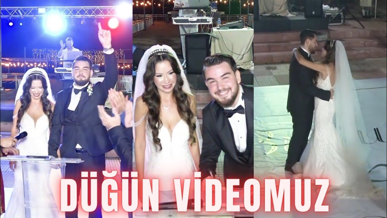 BERABER DÜĞÜN VİDEOMUZU İZLİYORUZ !