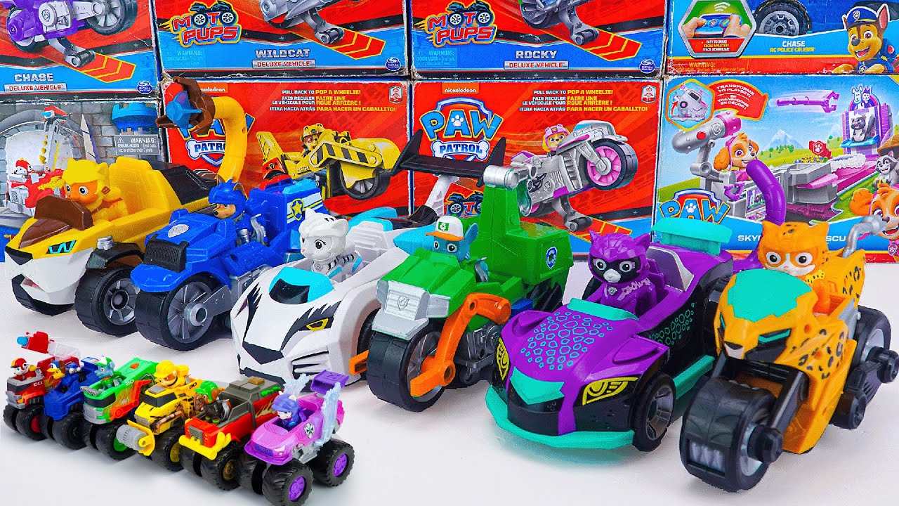 Unboxing Coolest Paw Patrol Cat Pack Vehicles Toys | Paw Patrol Moto Pups Toy | Dino Rescue HQ Tower