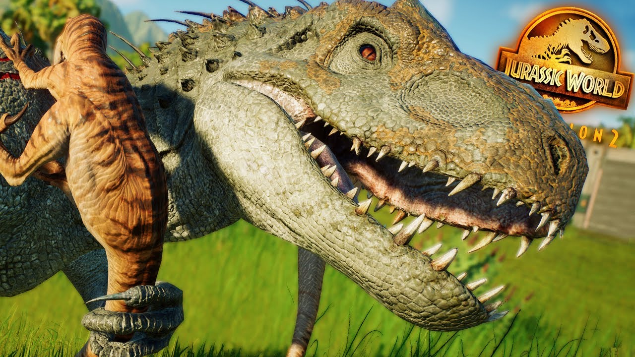 INDOMINUS RIPS AWAY RAPTORS! Awesome New Indominus Rex Animations In Jurassic World Evolution 2