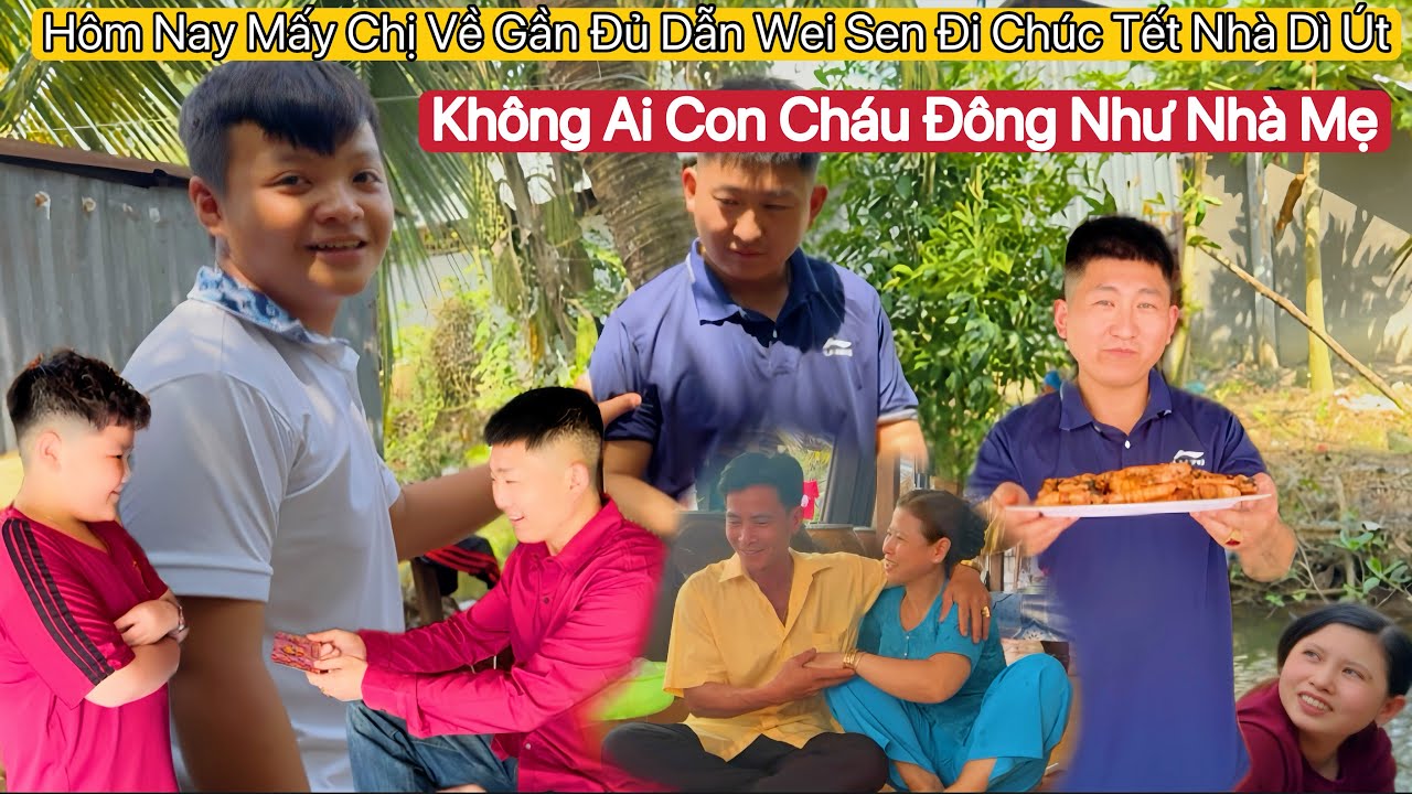 #128🇻🇳🇨🇳Lần Đầu Chồng Trung Mới Biết Nhà Dì Út.Wei Sen Nói.Nguyên Xóm Không Nhà Ai Đông Con Cháu B