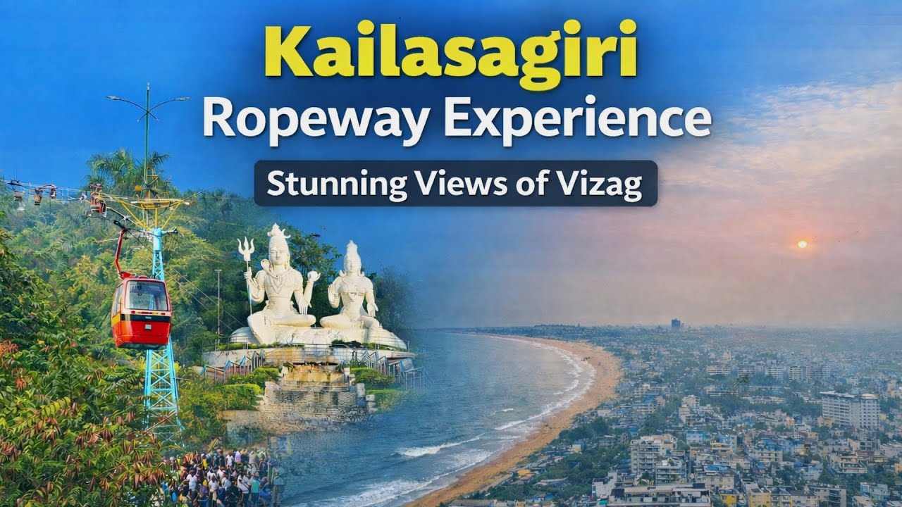 Kailasagiri Ropeway Experience | Stunning Views of Vizag | Visakhapatnam Travel Vlog