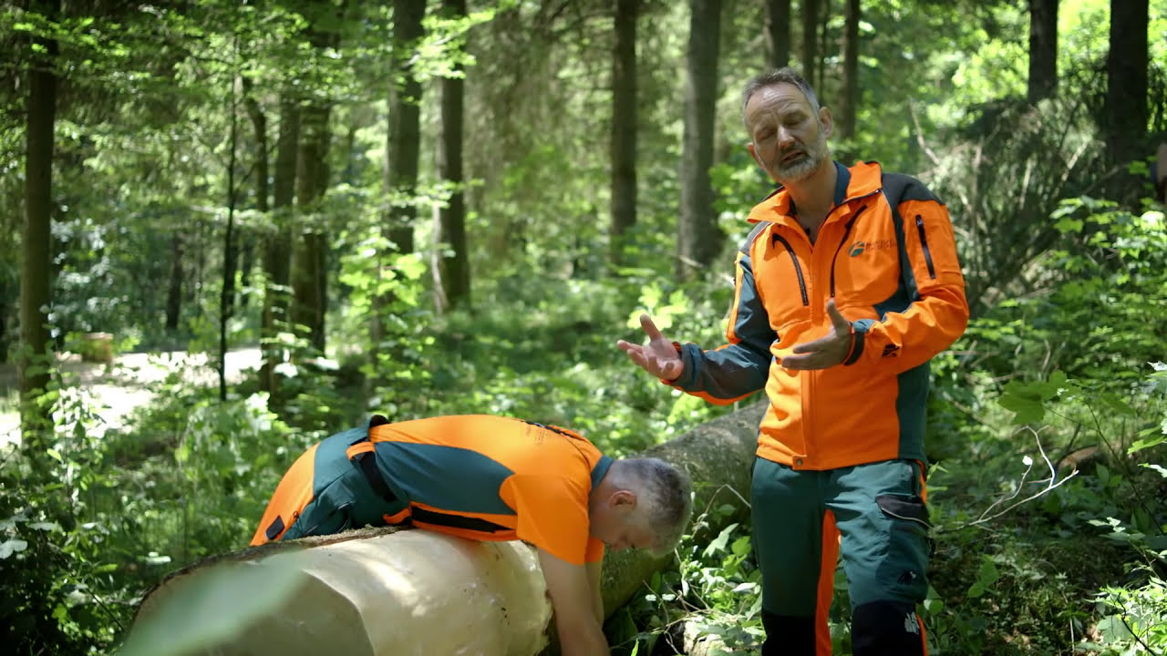 Entrindung mit dem Loheisen (Schimper) | Tutorial der Bayerischen Staatsforsten 🌲