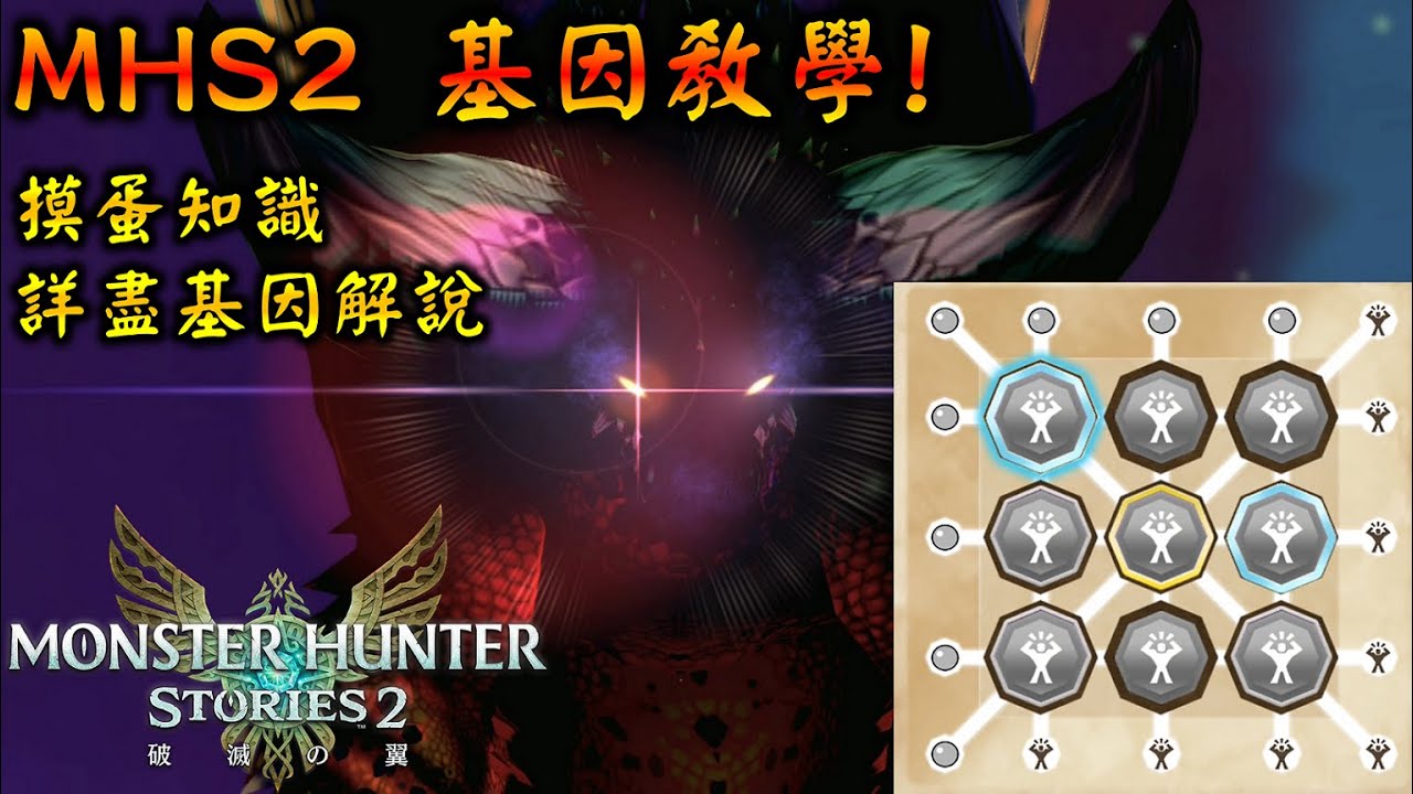 【魔物獵人物語2】基因教學 ! 摸蛋的所有知識 | 超詳細解說 ! 玩物語必看 #YGtech