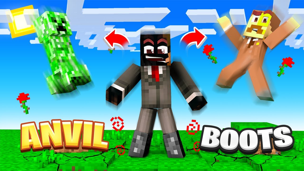 Making SHOCKWAVE BOOTS in Minecraft