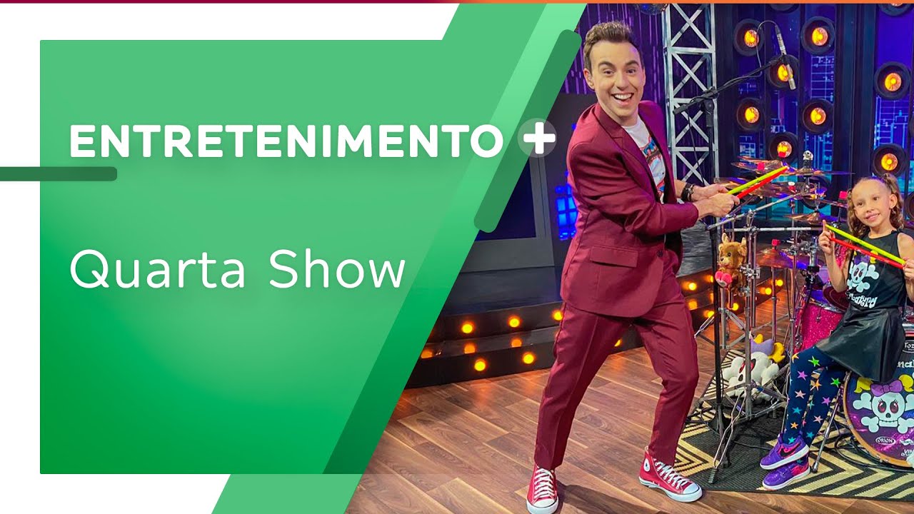 Bibi na Batera participa do Quarta Show