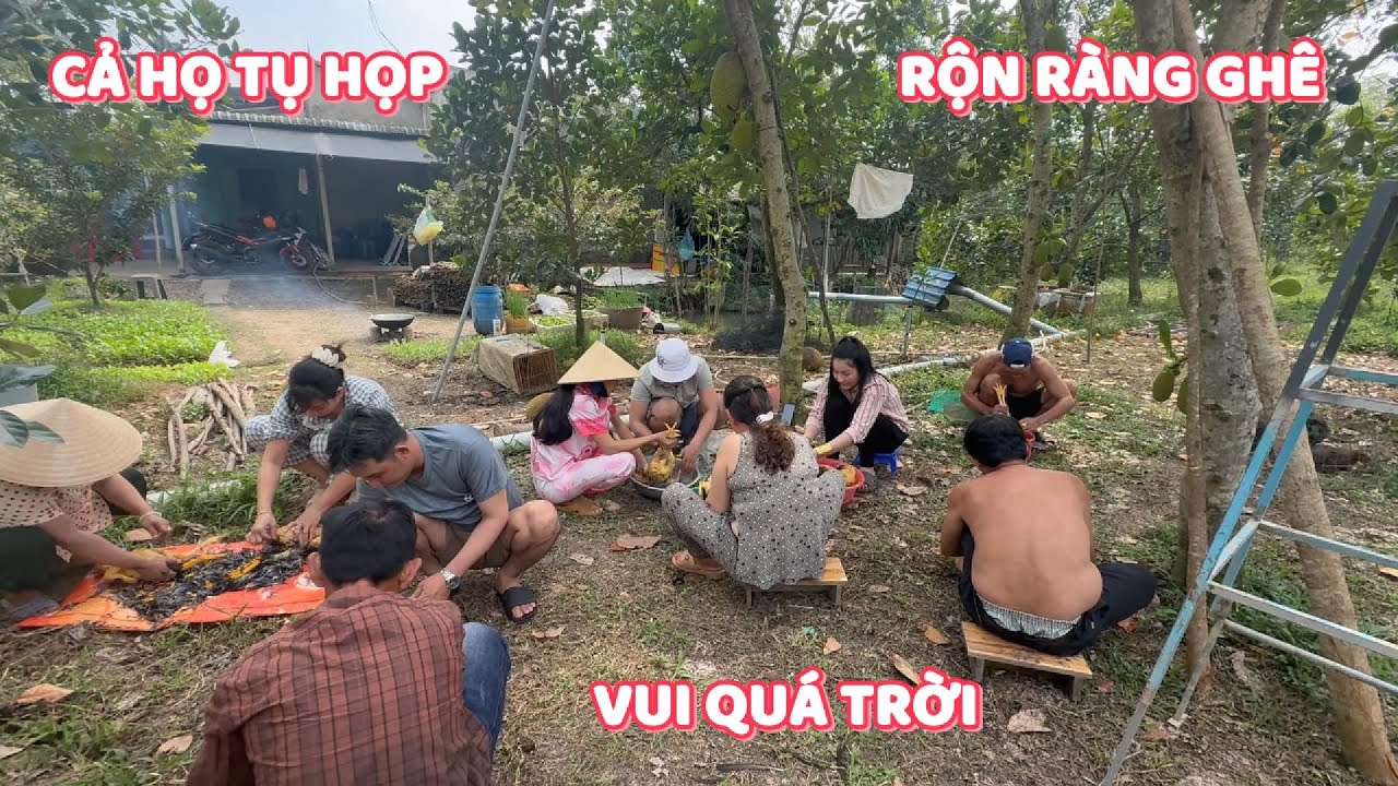 Chuẩn bị đồ món cho ngày nhóm họ. Cả nhà quây quần bên bếp quá là vui luôn #ngườiđồngtháp