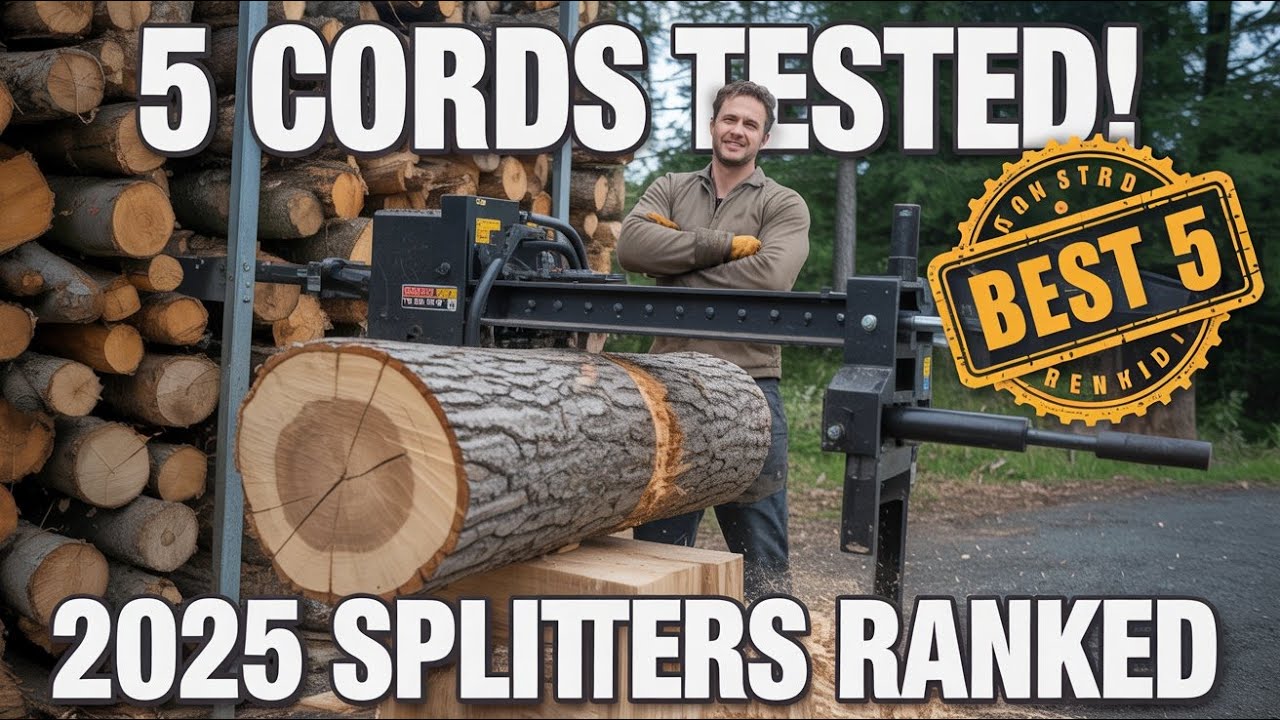 Stop Splitting Wood by Hand! (5 Best Log Splitters for ANY Budget)