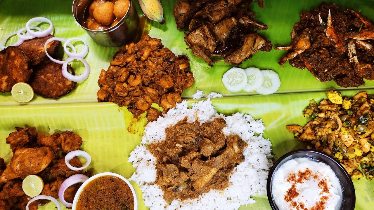 Best South indian non veg thali😋| Biggest nonveg thali| Non veg feast| 7 types of nonveg recipes
