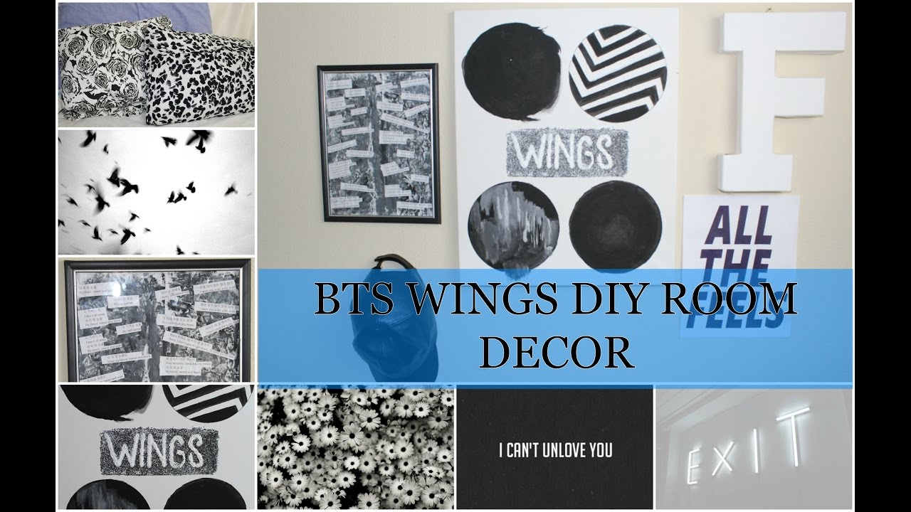 DIY BTS ROOM DECOR (WINGS EDITION)