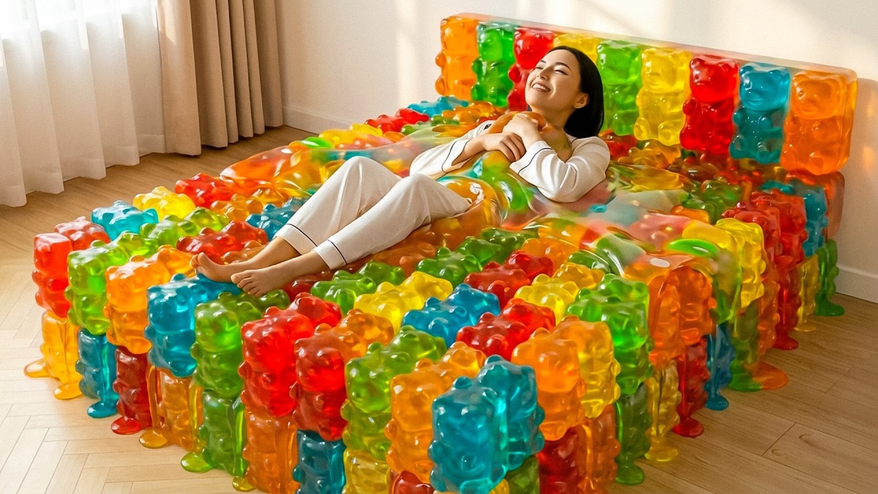 Which Extreme Luxury Bed Would You Choose? 🌈🛌✨| The Ultimate Satisfying Oddly Asmr Experience