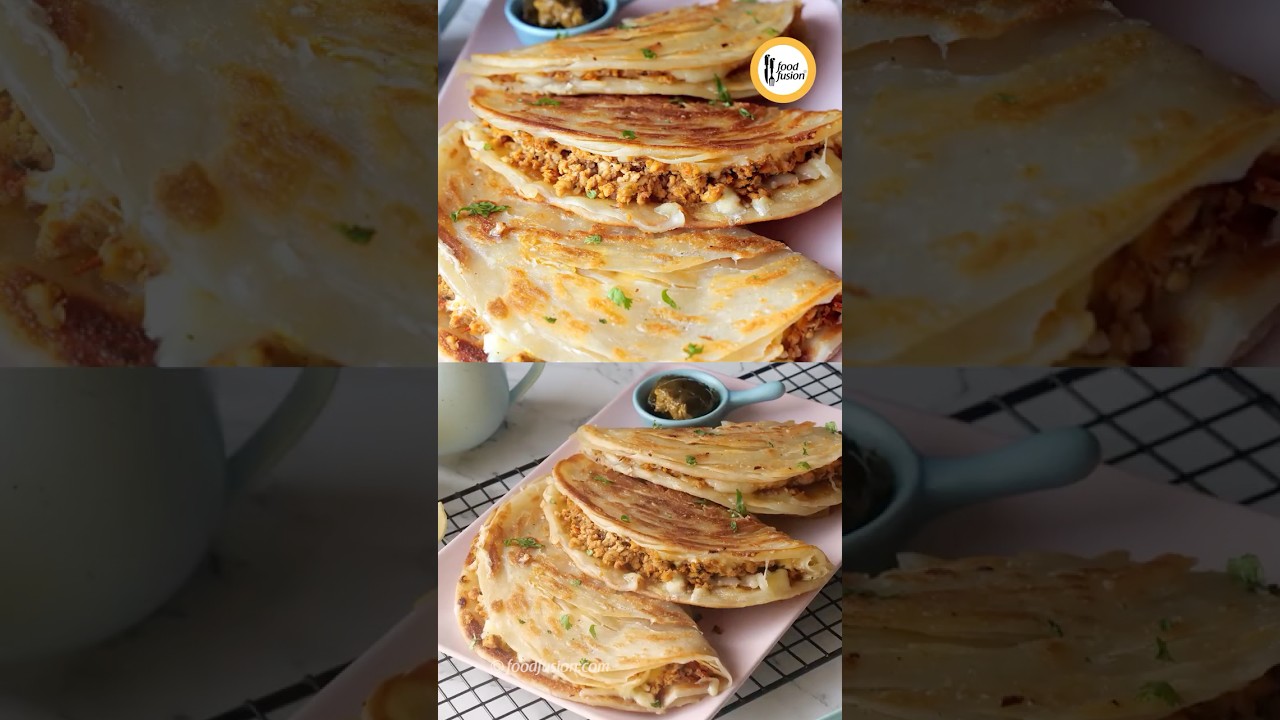 Street Style Chicken Lacha Paratha Recipe By Food Fusion