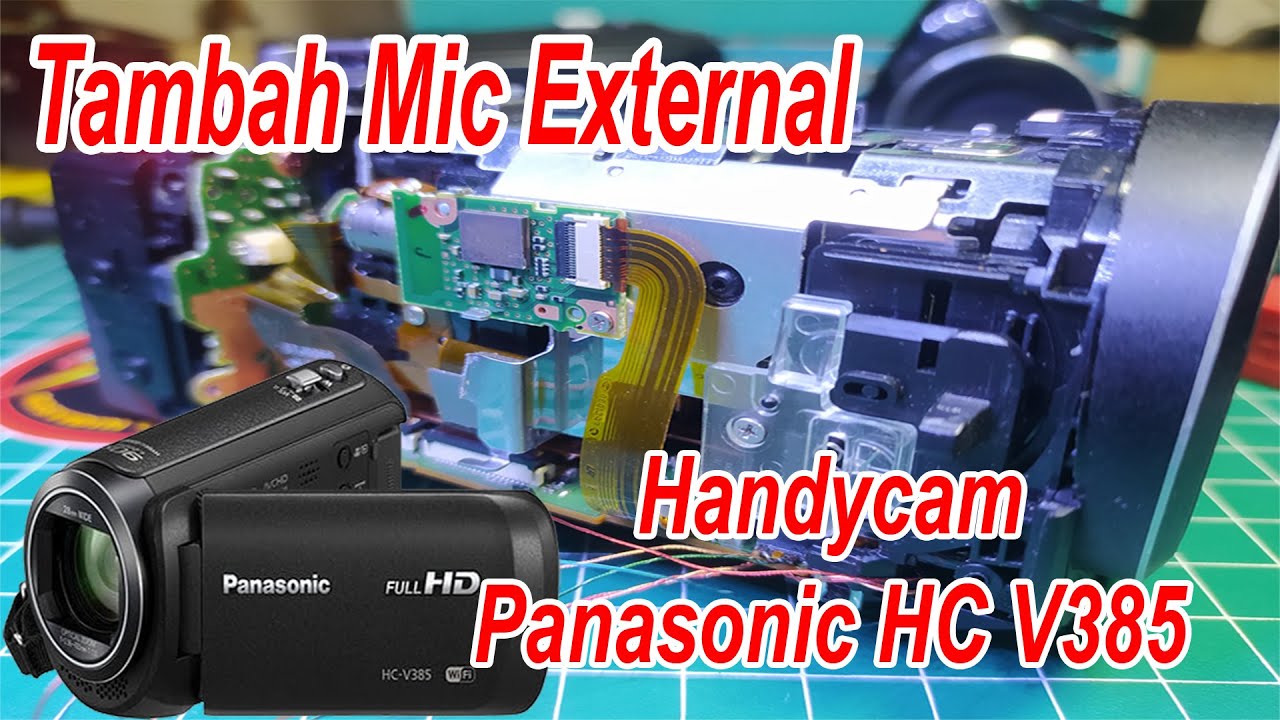 Tambah  Mic External Handycam PANASONIC HC V385