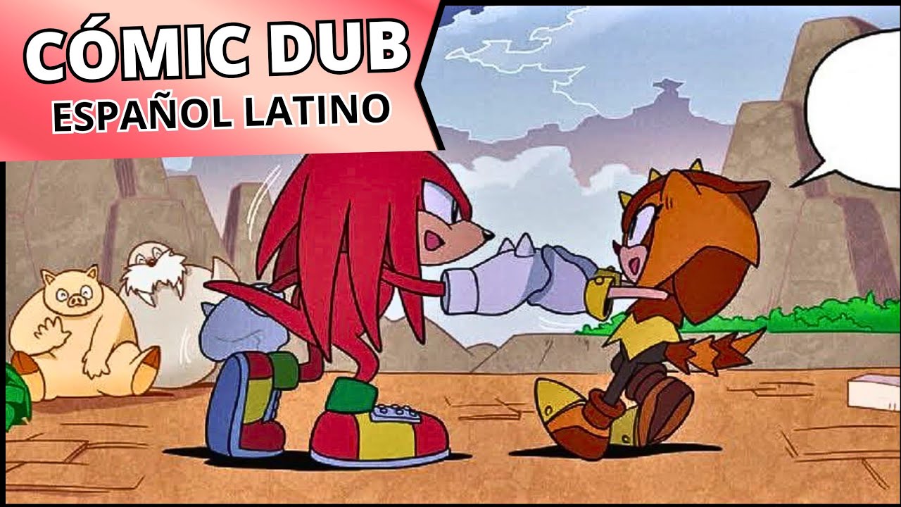 KNUCKLES MAESTRO de GUARDIANES | Sonic Comic Dub - Español latino #sonicthehedgehog #sonicidw #dub 