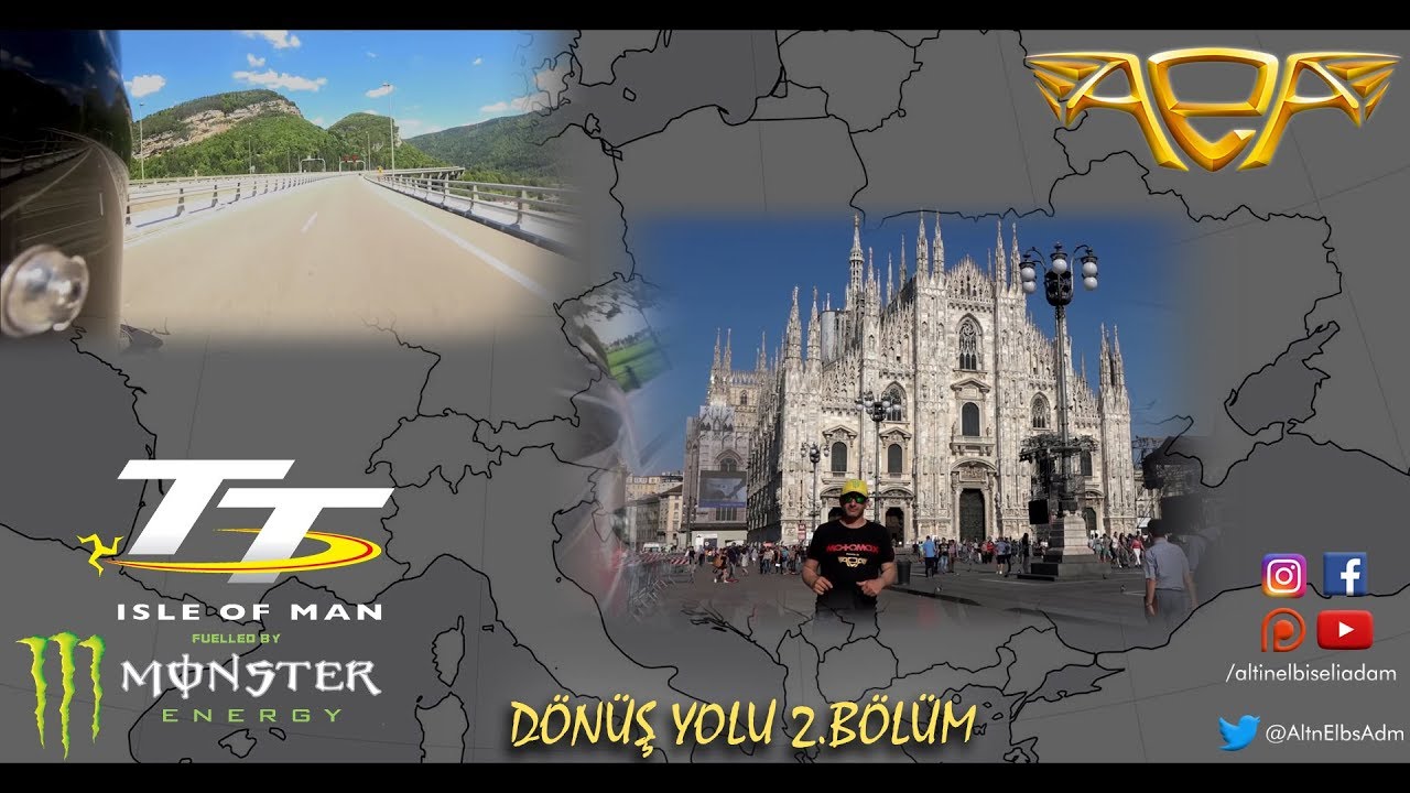 ALTIN ELBİSELİ ADAM MONSTER ENERGY İLE ISLE OF MAN TT DÖNÜŞ YOLUNDA - BÖLÜM 2