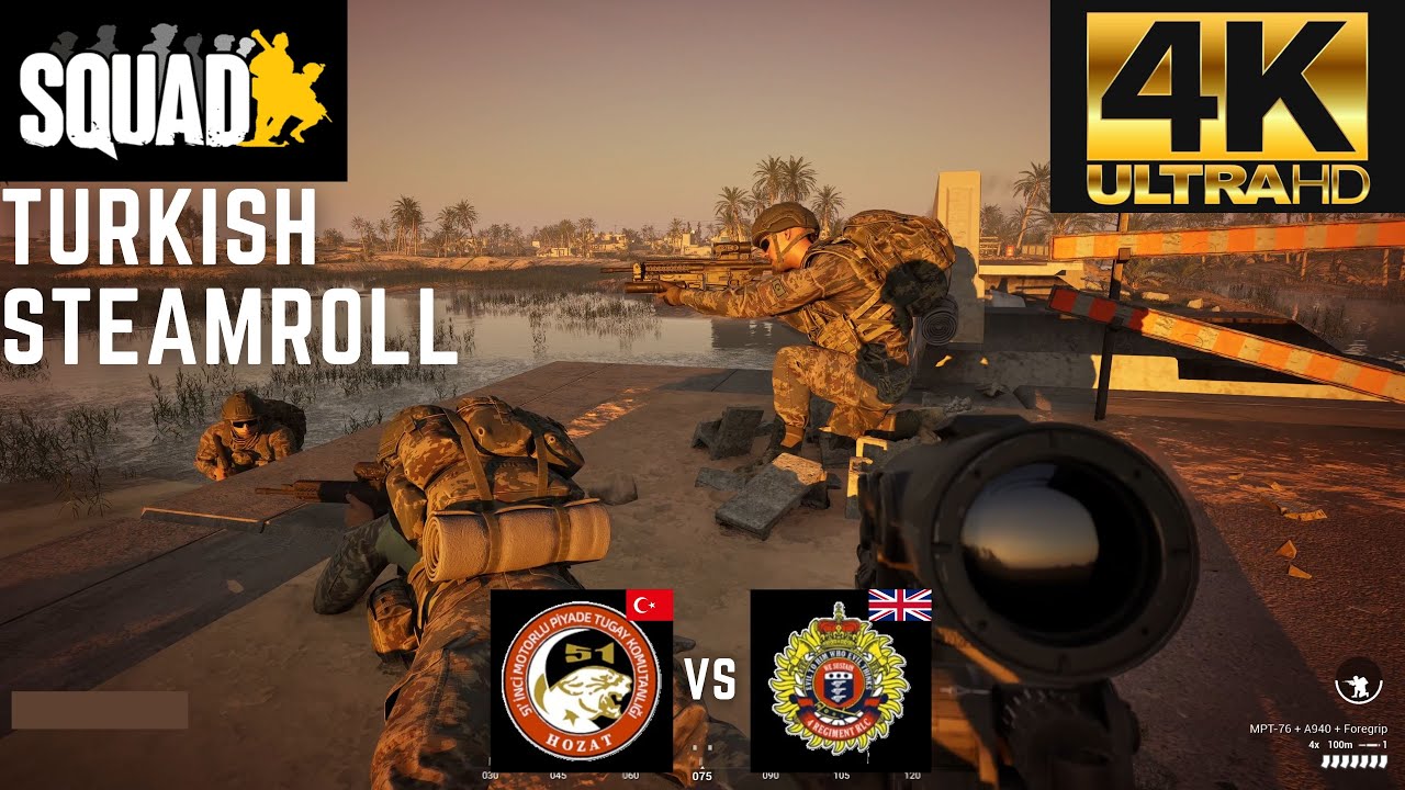Squad - Turkish Steamroll - Al Basrah - (4K)