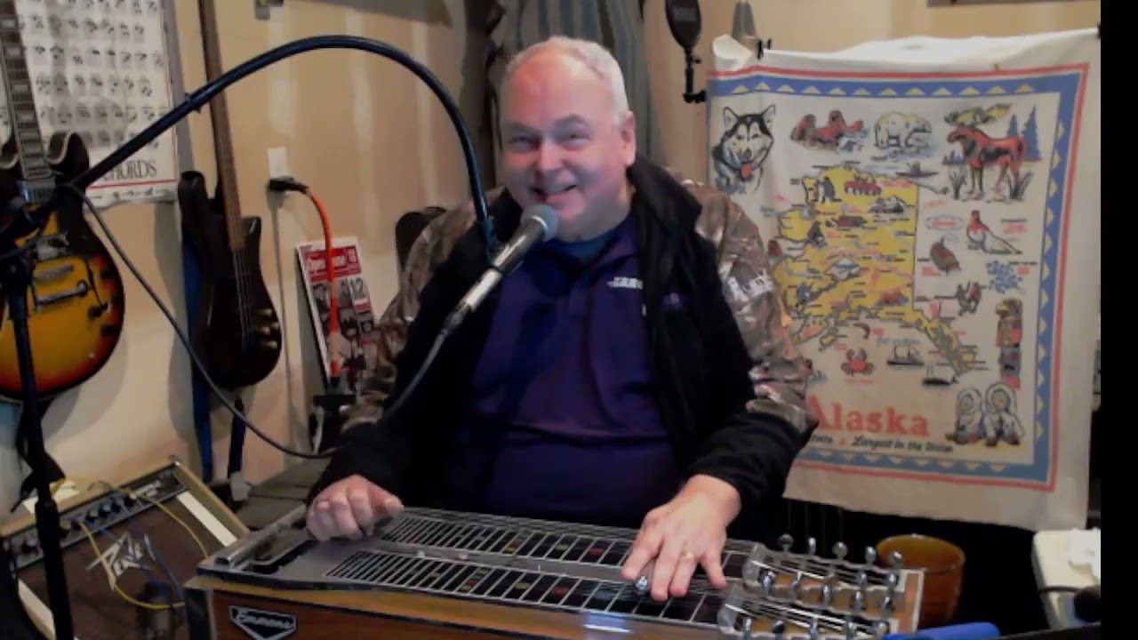 Country Music.  Steel guitar music