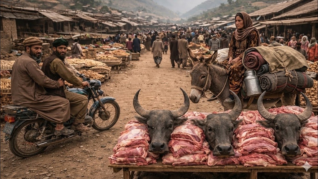 🇦🇫Afghanistan&rsquo;s Most DANGEROUS Bazaar | Real Street Life Walking Tour in 4K
