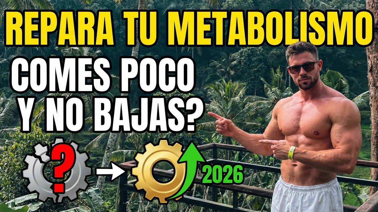 ¿Comes POCO y NO BAJAS de peso? Cómo REPARAR tu metabolismo en 2026 🔄