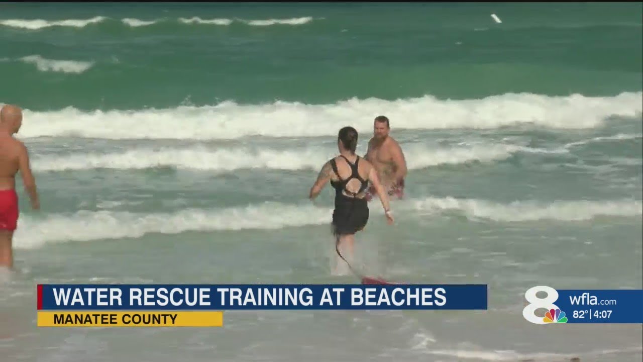 Manatee County lifeguards, firefighter paramedics join forces training for water rescues