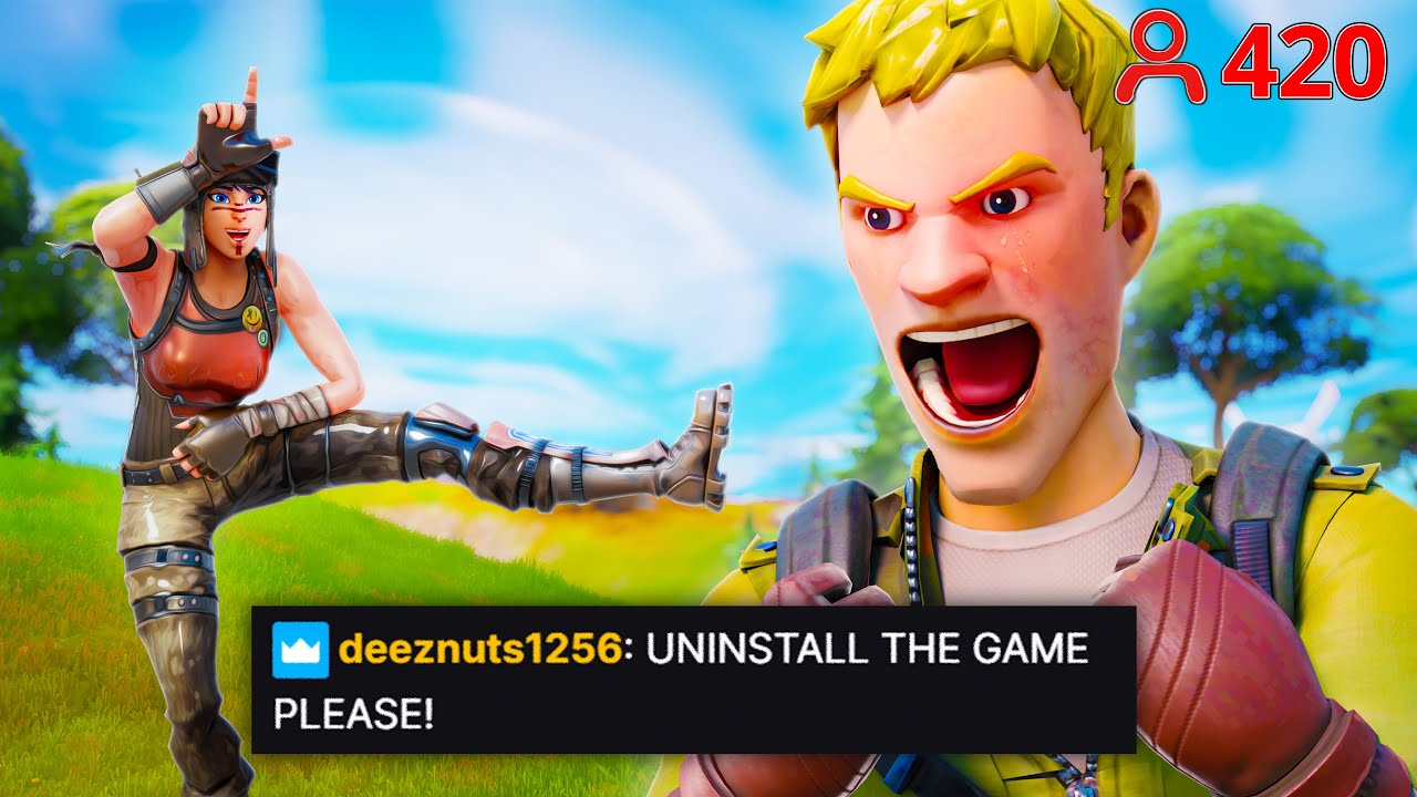 I put TTV in my name and L DANCED after EVERY KILL in ARENA ...