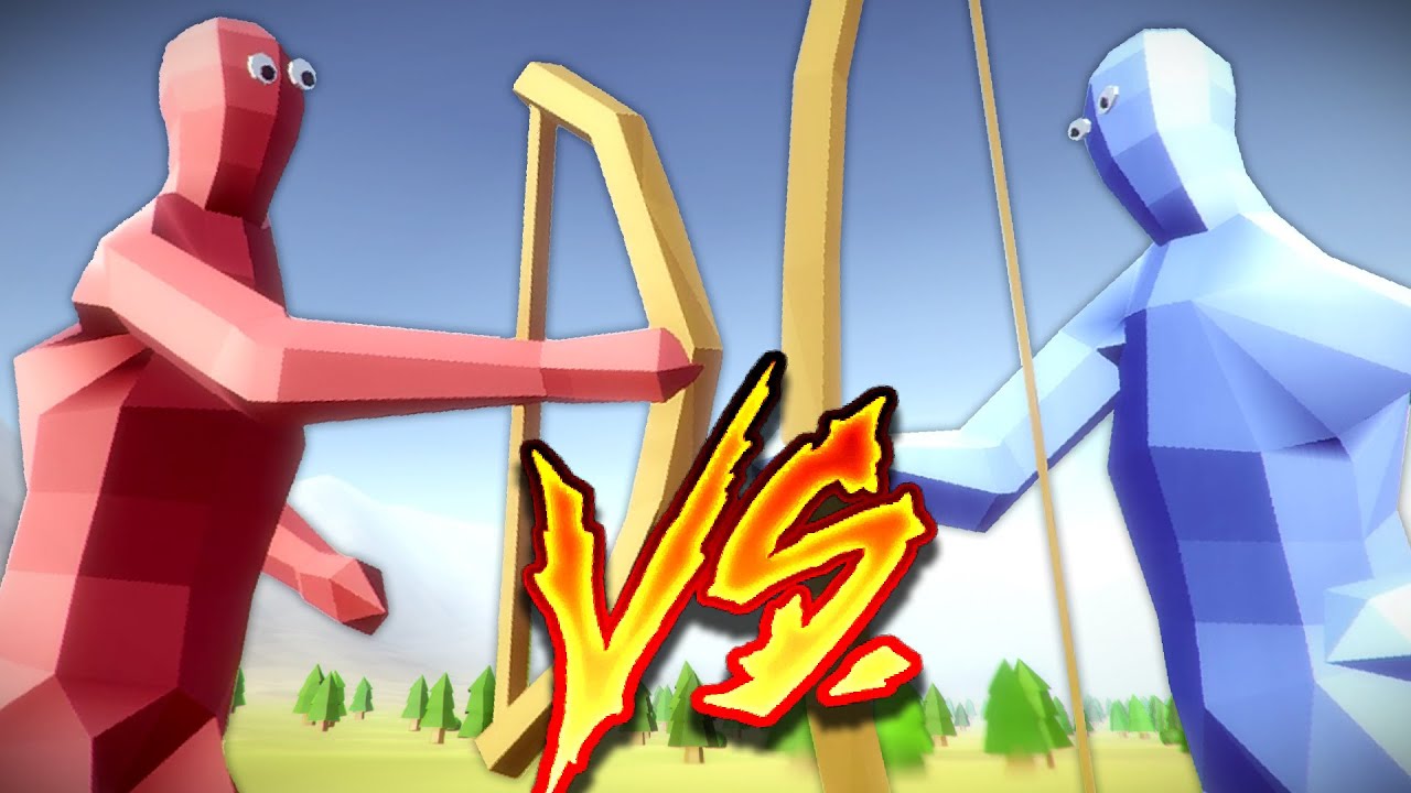 Totally Accurate Battle Simulator - POACHER vs ARCHER (T.A.B.S. Sandbox Mode Gameplay)